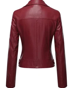 womens-burgundy-faux-leather-moto-biker-jacket