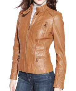 womens-camel-brown-faux-leather-slim-fit-biker-jacket