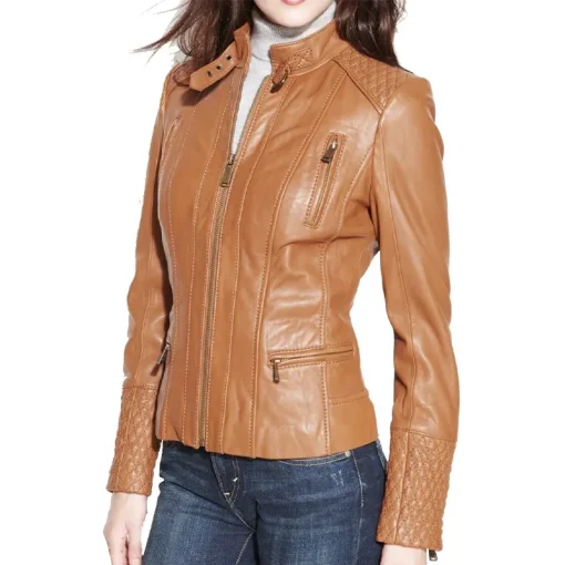 womens-camel-brown-faux-leather-slim-fit-biker-jacket