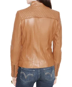 womens-camel-brown-faux-leather-slim-fit-biker-jacket