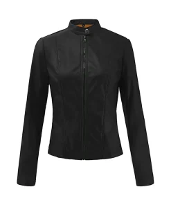 womens-casual-slim-fit-black-faux-leather-biker-jacket