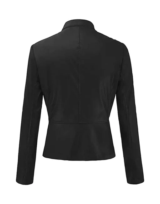 womens-casual-slim-fit-black-faux-leather-biker-jacket