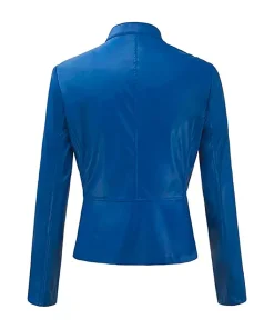 womens-casual-slim-fit-blue-faux-leather-biker-jacket