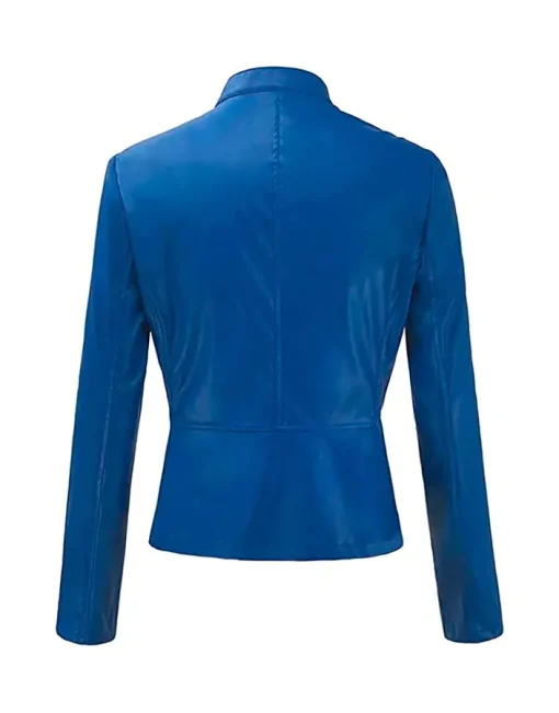 womens-casual-slim-fit-blue-faux-leather-biker-jacket