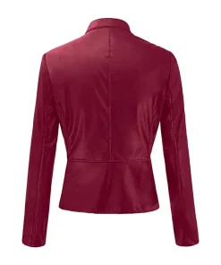 womens-casual-slim-fit-maroon-faux-leather-biker-jacket