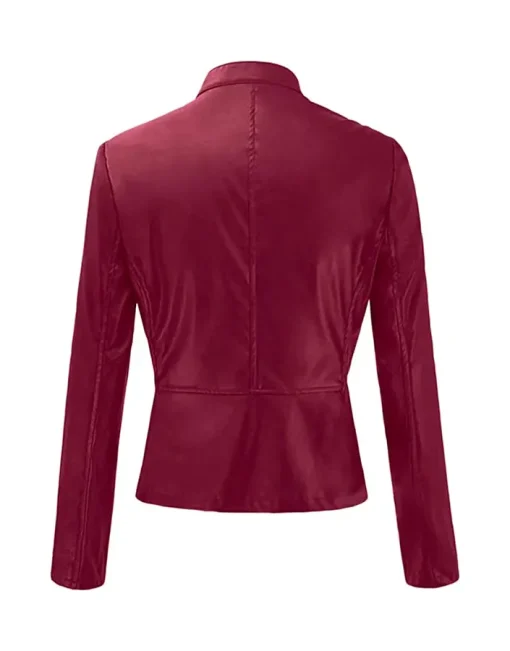 womens-casual-slim-fit-maroon-faux-leather-biker-jacket