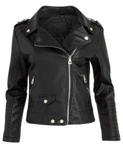 womens-faux-leather-black-motorcycle-jacket