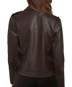 womens-faux-leather-coffee-brown-motorcycle-jacket