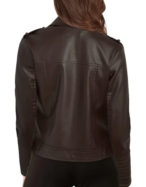 womens-faux-leather-coffee-brown-motorcycle-jacket