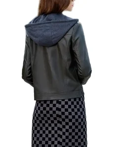 womens-hooded-black-faux-leather-biker-jacket