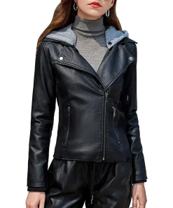 womens-hooded-black-faux-leather-slim-fit-jacket