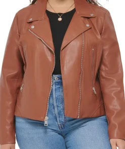 womens-moto-brown-faux-leather-jacket