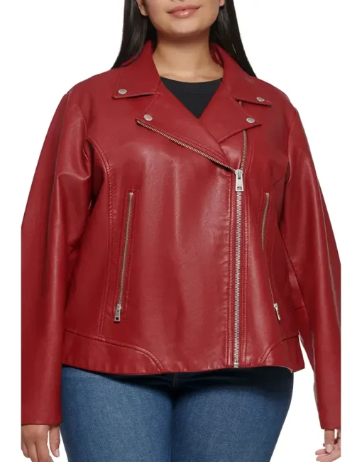 womens-moto-red-faux-leather-jacket