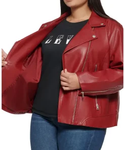 womens-moto-red-faux-leather-jacket