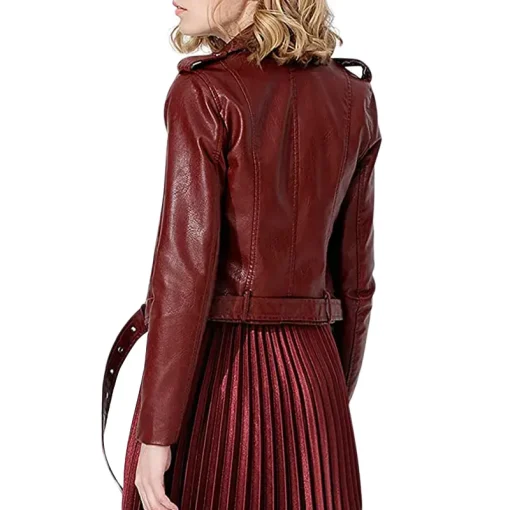 womens-multi-zipper-pockets-maron-faux-leather-jacket