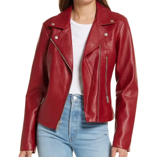 womens-pacific-deep-red-faux-leather-moto-jacket