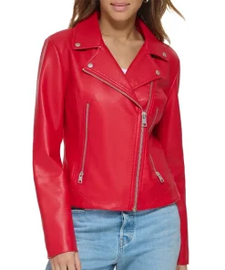 womens-pacific-red-faux-leather-moto-jacket