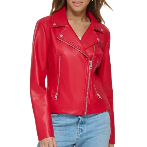 womens-pacific-red-faux-leather-moto-jacket