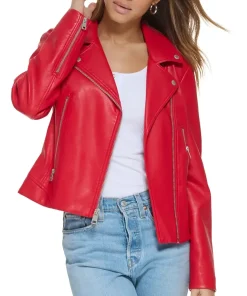 womens-pacific-red-faux-leather-moto-jacket