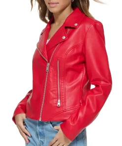 womens-pacific-red-faux-leather-moto-jacket