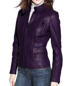 womens-purple-faux-leather-slim-fit-biker-jacket