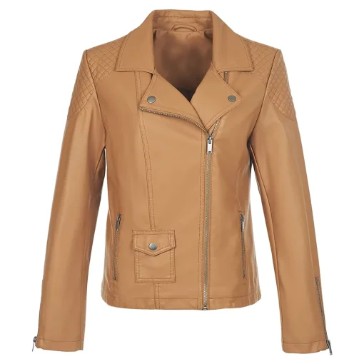 womens-quilted-brown-faux-leather-biker-jacket