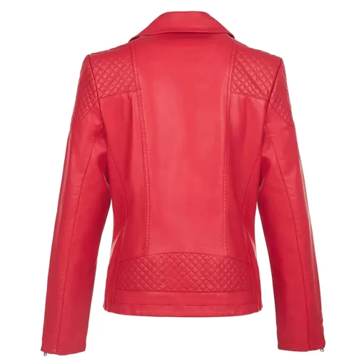 womens-quilted-red-faux-leather-biker-jacket