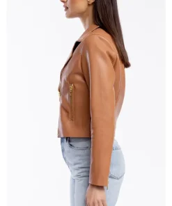 womens-regular-fit-brown-faux-leather-biker-jacket