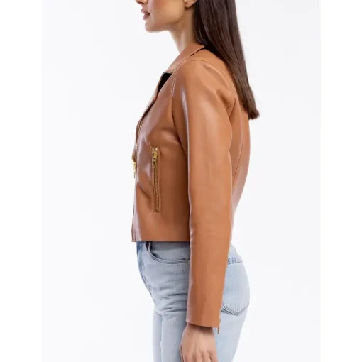 womens-regular-fit-brown-faux-leather-biker-jacket