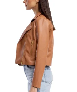 womens-regular-fit-brown-faux-leather-biker-jacket