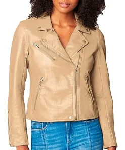 womens-semi-fitted-camel-faux-leather-motorcycle-jacket