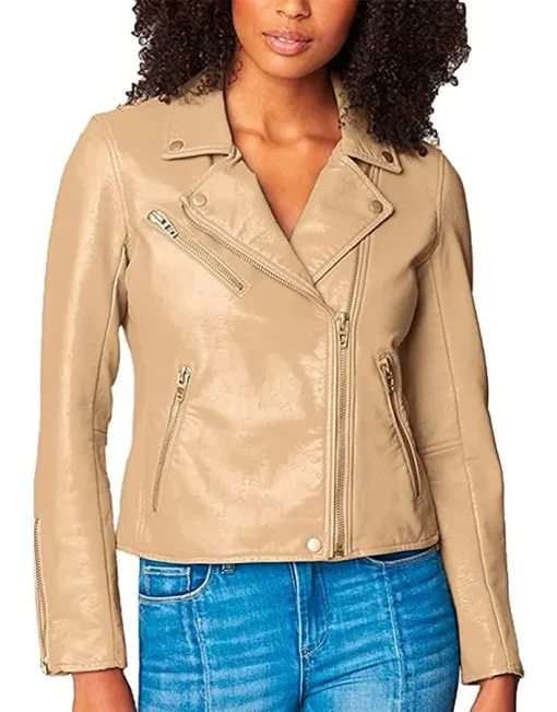 womens-semi-fitted-camel-faux-leather-motorcycle-jacket