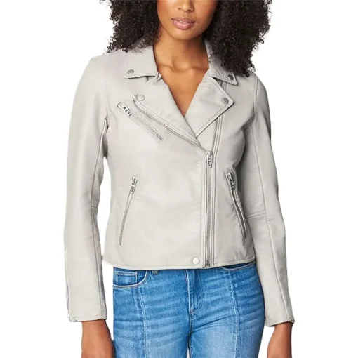 womens-semi-fitted-light-grey-faux-leather-motorcycle-jacket