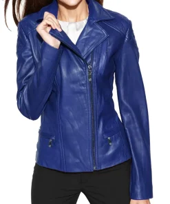 womens-stylish-blue-faux-leather-moto-biker-jacket