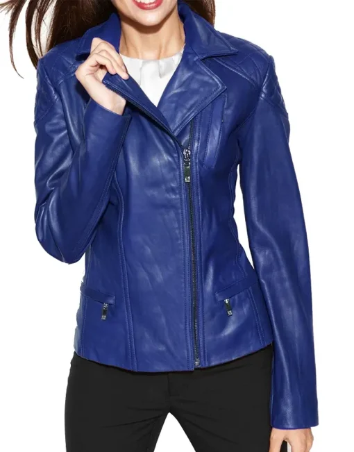 womens-stylish-blue-faux-leather-moto-biker-jacket