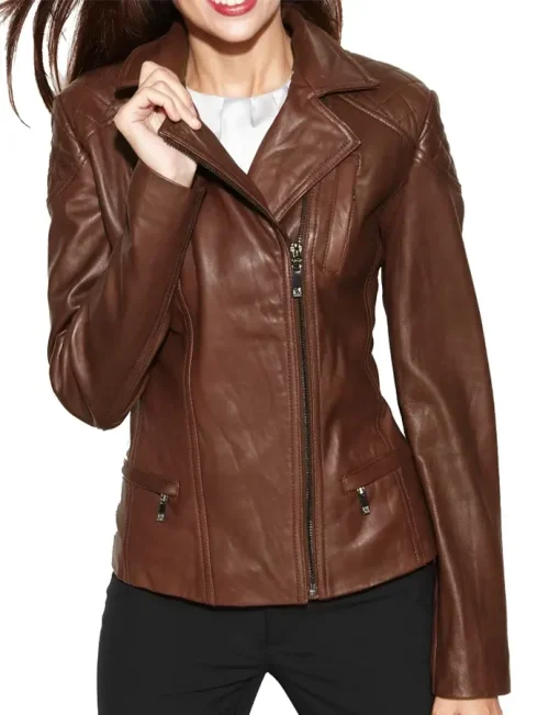 womens-stylish-brown-faux-leather-moto-biker-jacket