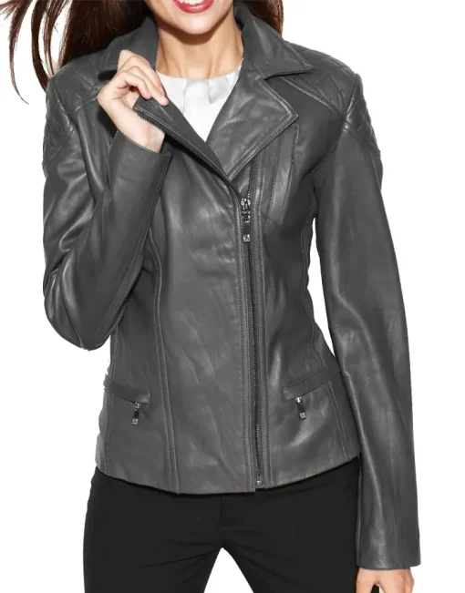 womens-stylish-grey-faux-leather-moto-biker-jacket