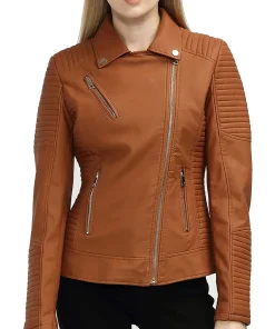 womens-trendy-brown-faux-leather-moto-jacket