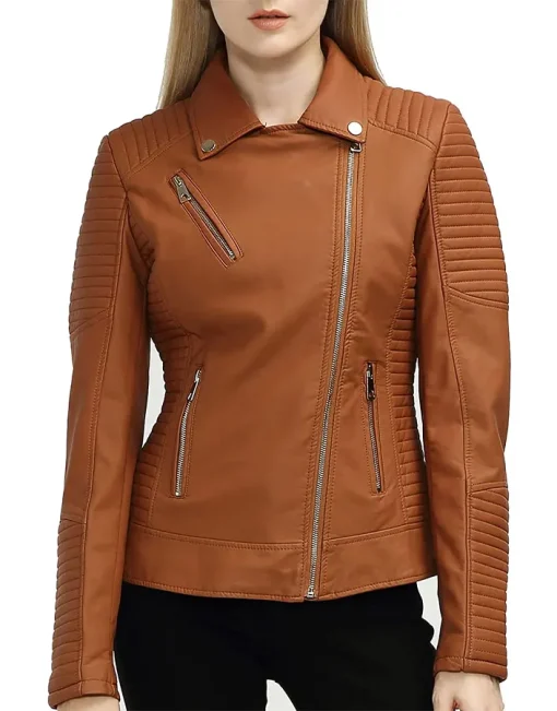 womens-trendy-brown-faux-leather-moto-jacket