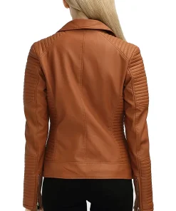 womens-trendy-brown-faux-leather-moto-jacket