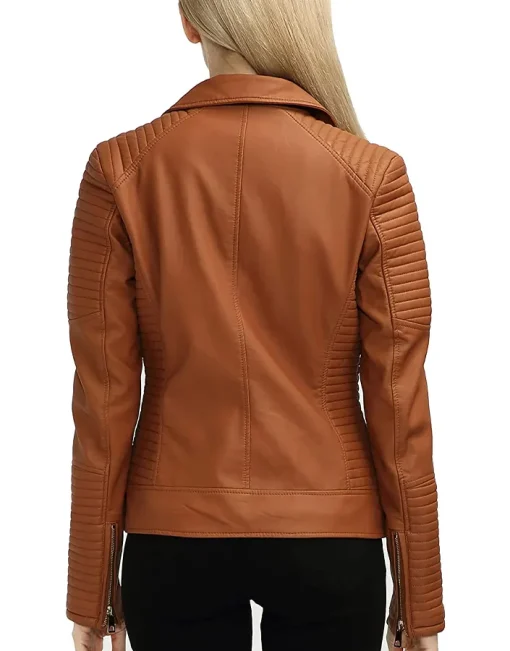 womens-trendy-brown-faux-leather-moto-jacket