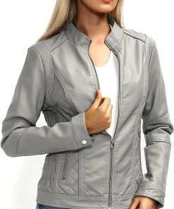 womens-trendy-gray-faux-leather-moto-jacket