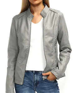 womens-trendy-gray-faux-leather-moto-jacket