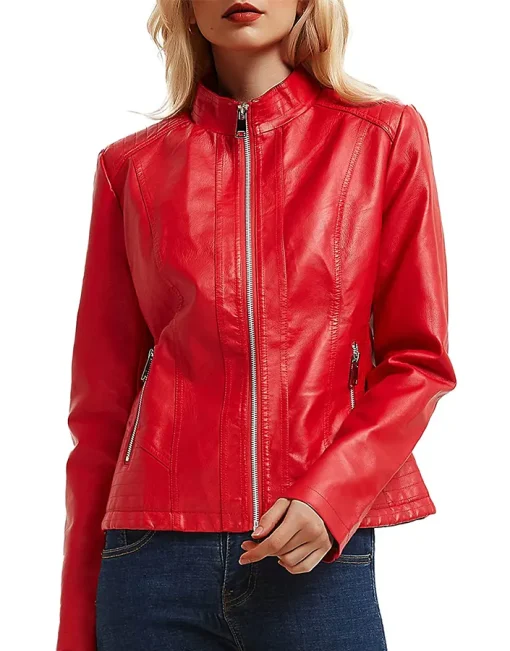 womens-trendy-red-faux-leather-moto-jacket