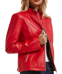 womens-trendy-red-faux-leather-moto-jacket