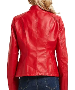 womens-trendy-red-faux-leather-moto-jacket