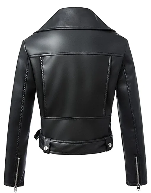 womens-zipper-pocket-faux-leather-black-moto-jacket