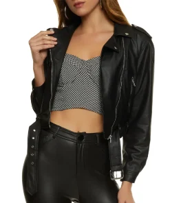 womens-belted-black-faux-leather-jacket