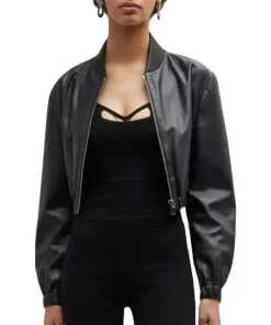 womens-black-faux-leather-cropped-bomber-jacket