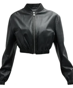 womens-black-faux-leather-cropped-bomber-jacket